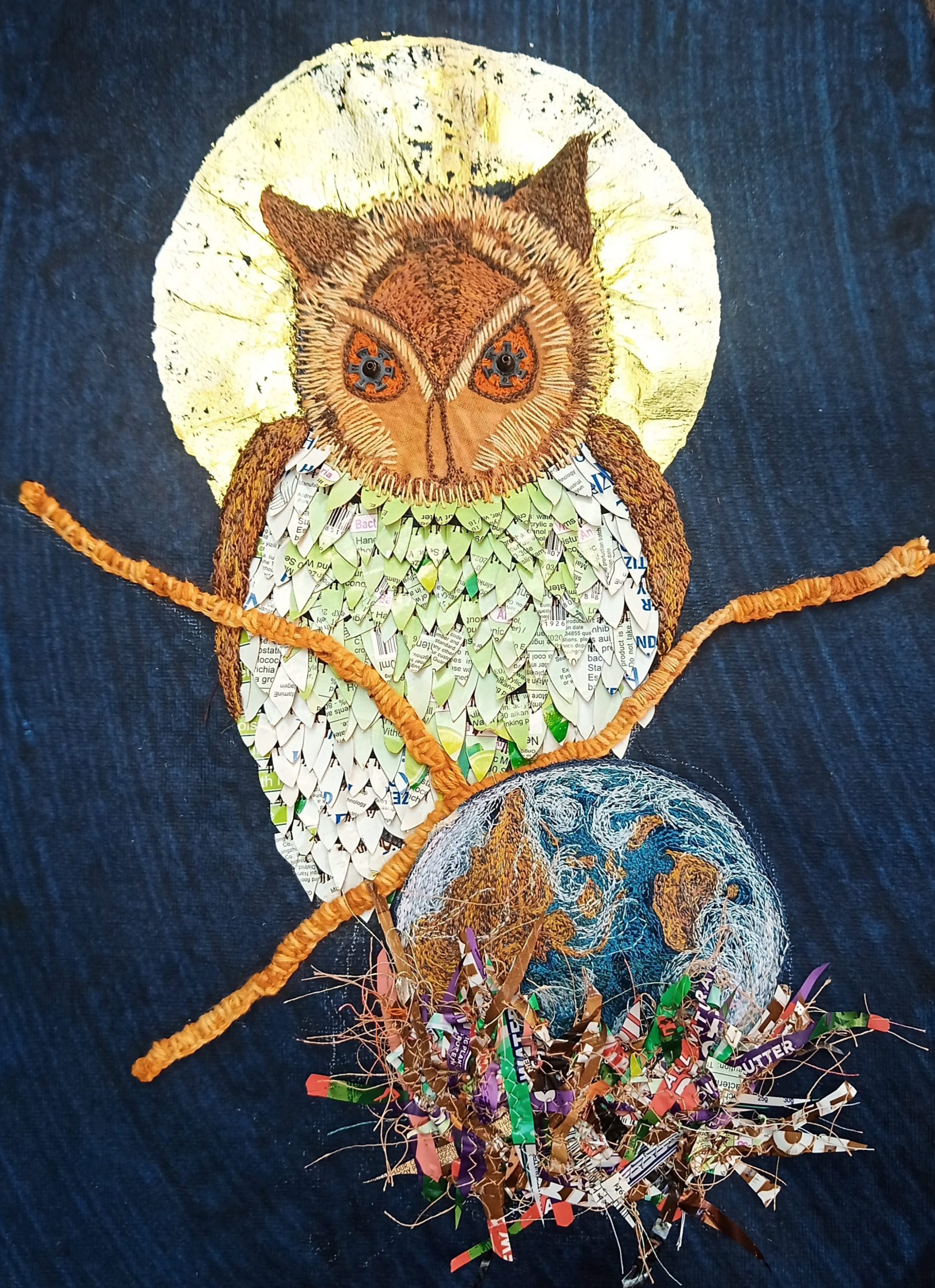 (158) Samantha Harvey - David Attenborough Owl Keeps Guard Image